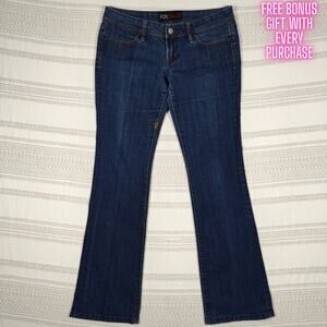Fox Denim Brilliant Ultra Low Waist Jeans Dark Wash Size 7 Used